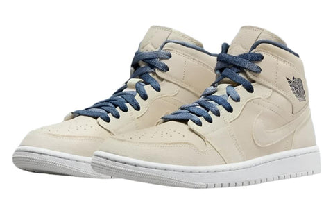 Jordan 1 Mid Sanddrift Sail Midnight Navy