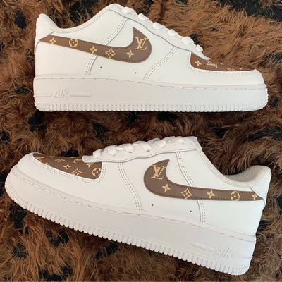 Butterfly X LV Air Force 1  Butterfly shoes, Aesthetic shoes, White louis  vuitton