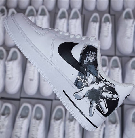 My hero academia, anime shoe, custom shoe, my hero academia custom shoe, nike air force,greece