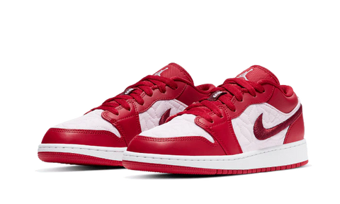 Jordan 1 Low Red Quilt