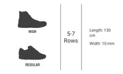 Flatties Metal Tips Shoelaces - Black